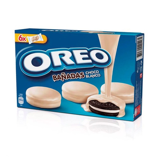 [07622300490744] Oreo bañadas chocolate blanco 246 g (10 ud) Mondelez