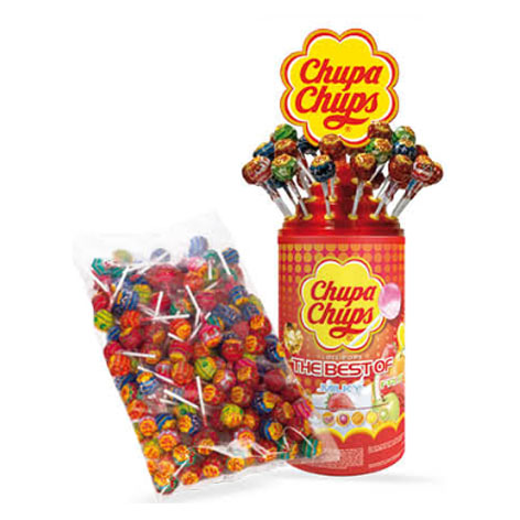 [8410031918755] Chupa Chups The Best Of Tubo 100 + Bolsa 120