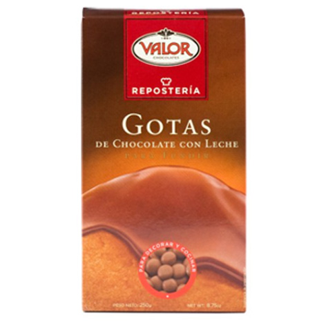 [8410109003970] Gotas Choco Leche 250grx12u Valor