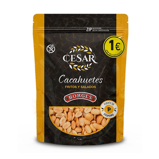 [08410148508214] Cesar Cacahuetes 100 g (8 ud) Borges