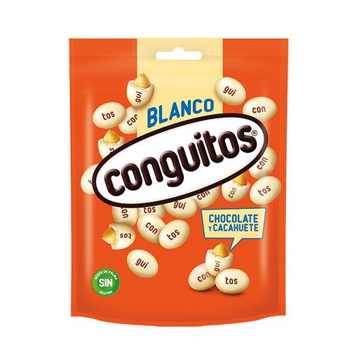 [18410556007887] Conguitos Blanco Doypack 220g (18ud) Lacasa
