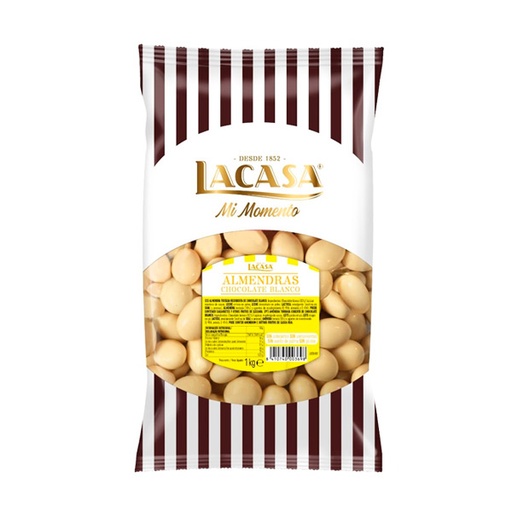 [8410740003688] Almendra con chocolate blanco 1 kg Lacasa