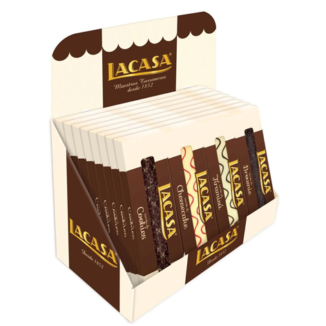 [8410740906234] Expositor Sobremesa Turrones 100grsx20u Lacasa