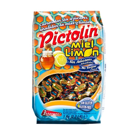 [8413209315578] Caramelos Pictolin miel limon s/a 1 kg Intervan