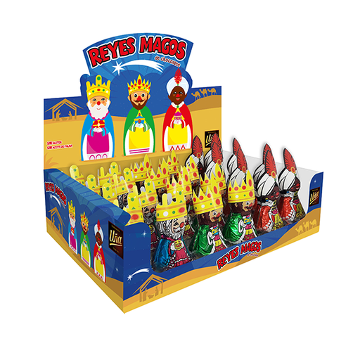 [8421381213018] Reyes Magos Chocolate 30 g (24 ud) Lacasa