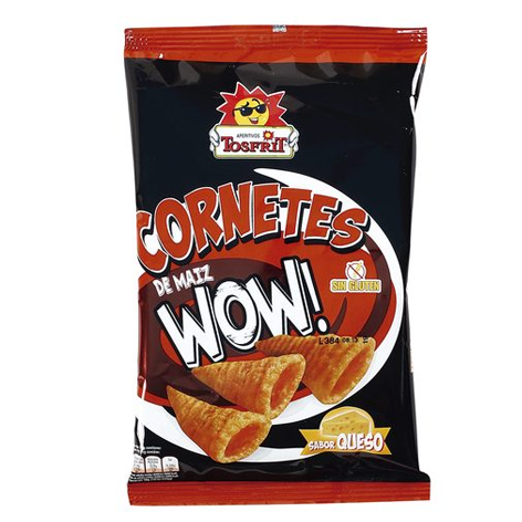 [8422114642065] Cornetes Queso 120grx10u Tosfrit