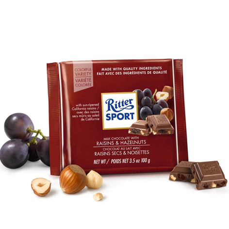 [4000417022608] Ritter Avellana Pasas 12 X 100grs Storck