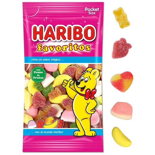 [8426617011024] Favoritos Azucar 75g Haribo