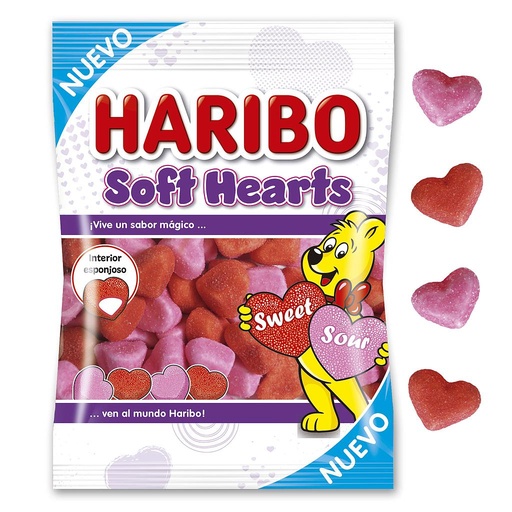 [8426617011291] Soft Hearts 80g Haribo