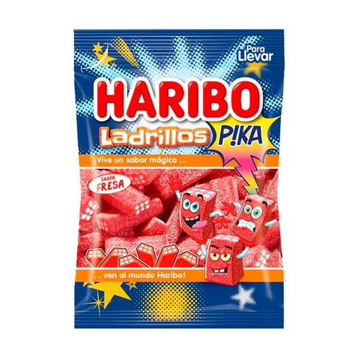 [8426617013189] Ladrillos fresa pica 100 g (18 ud) Haribo