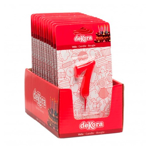 [8435035191171] Vela De Cumpleaños Número 7