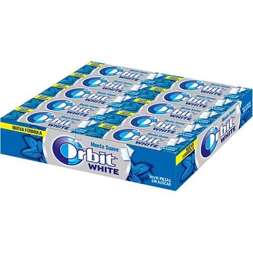 [4009900368063] Orbit Gragea White Menta Suave 10 g (30 ud)