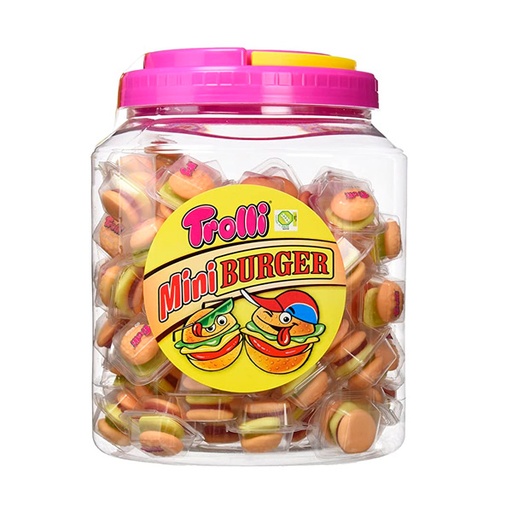 [8436556390012] Mini burger 90 ud Trolli