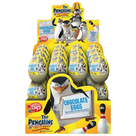 [8714786187900] Huevos Sorpresa Penguins 20gx36u Bip