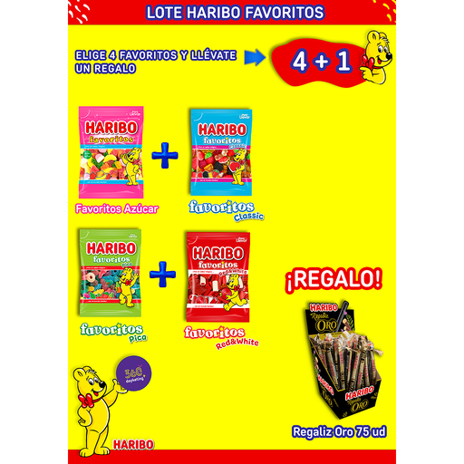 [8410031970602] Lote Haribo Favoritos
