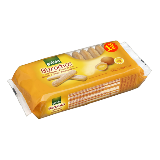 [18410376051213] Bizcochos Lady Fingers 200 g (12ud) PVP 1.20 Gullon