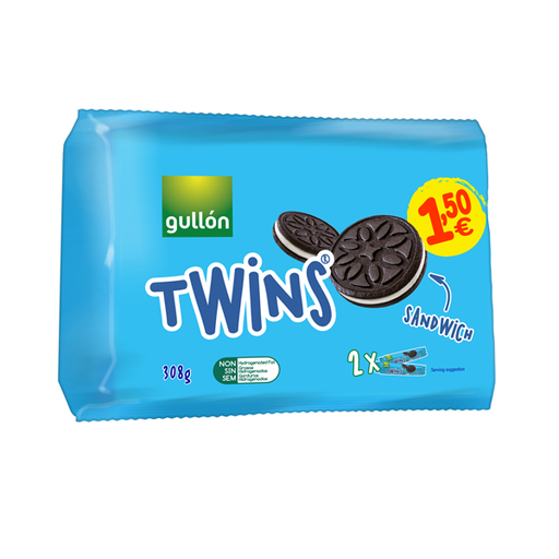 [8410376047202] Galletas Twins (2x154 g) Gullon