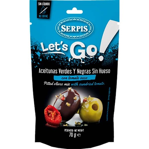[18410344000182] Aceitunas Let''S Go Kalamata 70 g (8 ud)