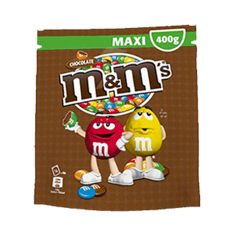 [5000159437080] M&M Chocolate Pouch 400g