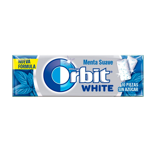 [QC13183] Chicle Menta Suave White Gragea Orbit