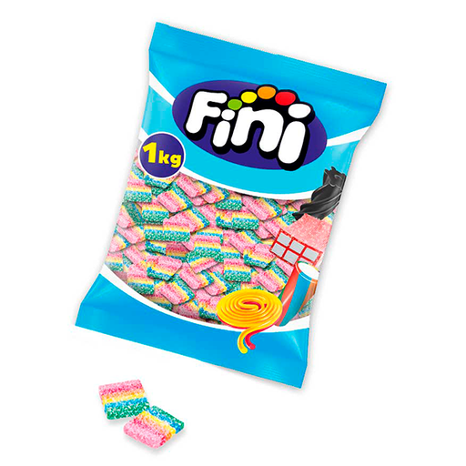 [8410525218484] Mini Chewy Rainbow Candy 1 kg Fini