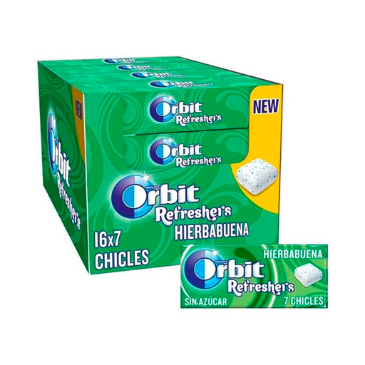 [4009900535502] Orbit Refreshers Hierbabuena (16 ud)
