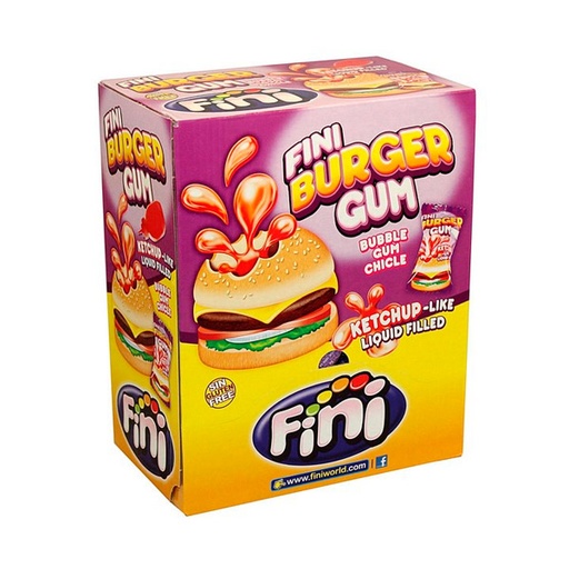 [8410525210303] Chicles Burguer Gum 200 ud Fini