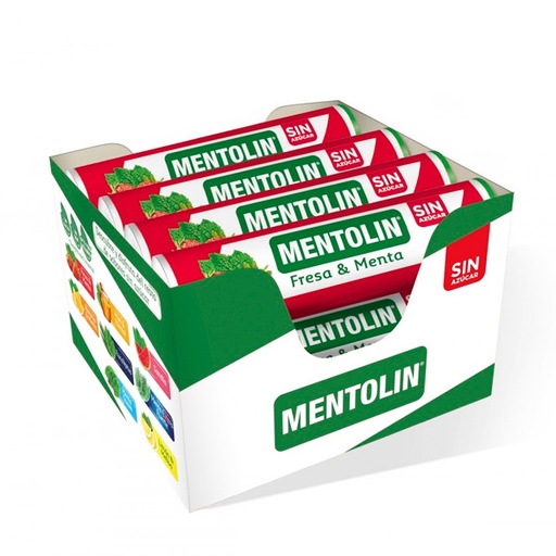 [8410740909488] Mentolin fresa menta s/a 12 ud Lacasa