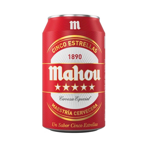 [8411327007177] Cerveza Mahou 5 estrellas 330 ml (24 ud)