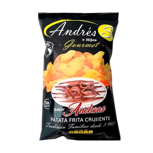 [8423658106443] Patatas Gourmet Anchoa 100 g (10 ud) Sevilla