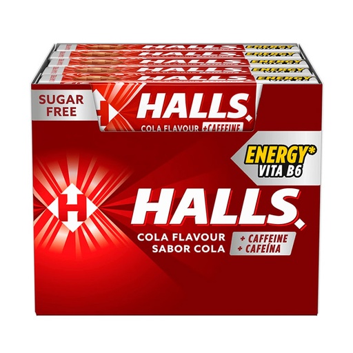[7622210542458] Halls Energy Cola 20 ud