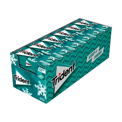 [7622201777395] Trident grageas extreme menthol 24 ud