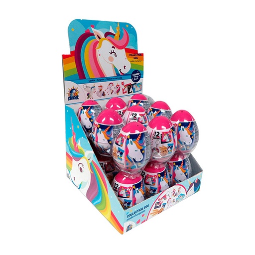 [5901986034916] Huevos plastico Unicornio 18 ud Disgo