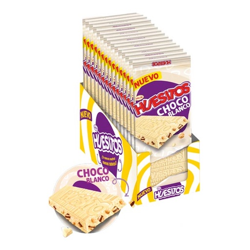 [18410109121084] Tableta Huesitos chocolate blanco 125 g (17 ud)