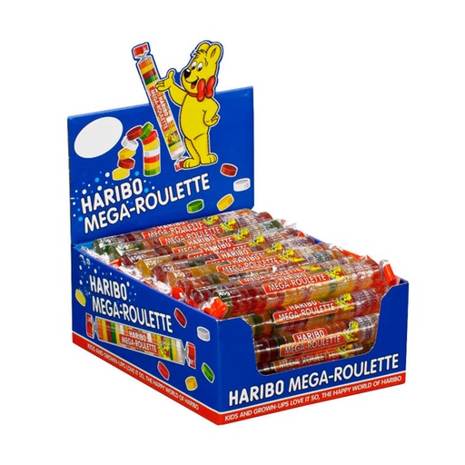 [4001686372869] Mega-Roulette 24 ud Haribo