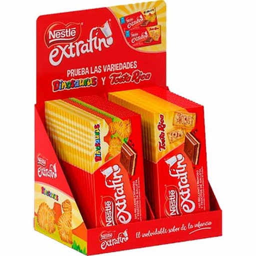 [07613287215758] Expositor tabletas Dinos-Tosta Rica 24 ud Nestlé