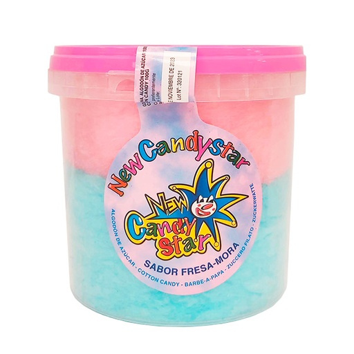 [8429826062153] Algodon de azucar Duo Mora-Fresa 100g X 6u