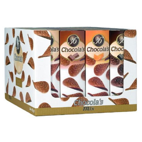[5400265130699] 36 Chocolas Surtido (N/M/O/D) 125gx24u