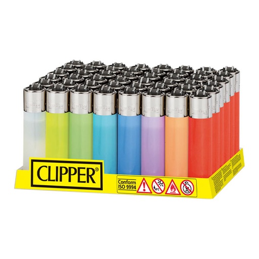 [8412765559549] Mechero cp11 colores surtidos 48 ud clipper