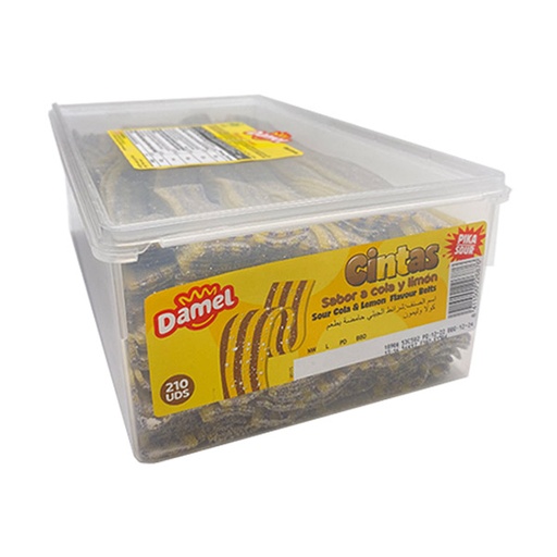 [8411500226876] CINTAS PIKA COLA LIMON 210 UD DAMEL
