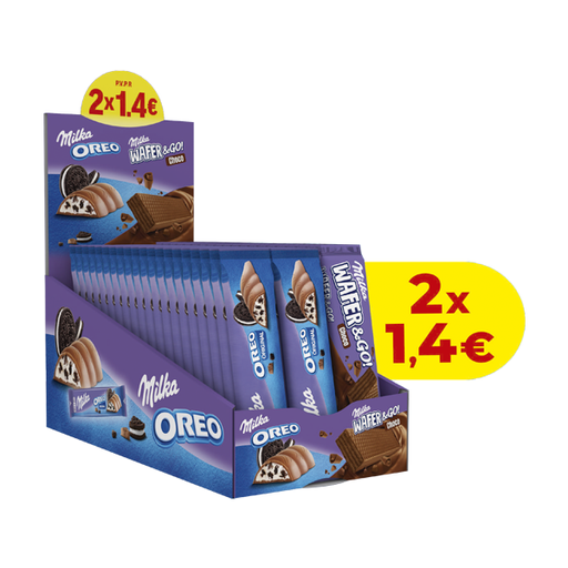 [7622202203695] Expositor Barritas Milka Oreo (48 ud) Mondelez