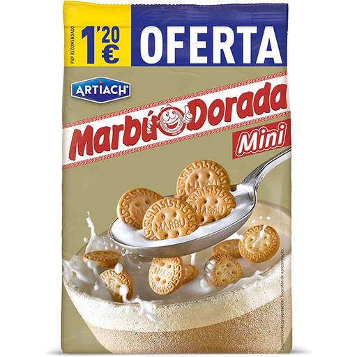 [8436048963462] ARTIACH/MINI MARBU DORADA 1,40 €  6 X 230 GRS.