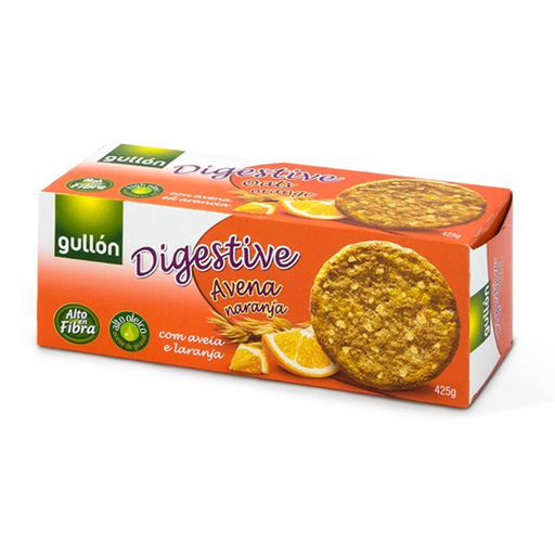 [T5624] Digestive Avena Naranja 425g (15 ud) Gullón